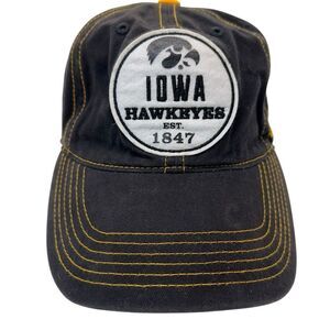 Iowa Hawkeyes BIG10 J.AMERICA adjustable hat 100 percent cotton